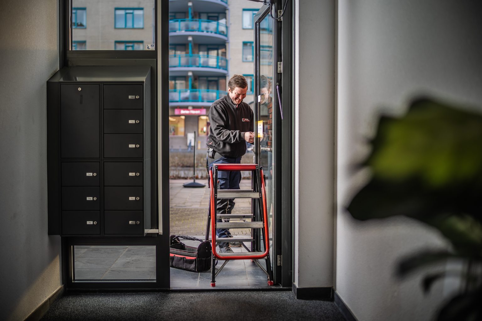 Aan het werk bij ABL Beveiliging